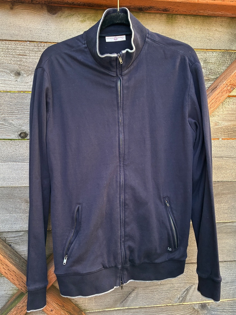 Luciano Barbera Men's Navy Leisure Set